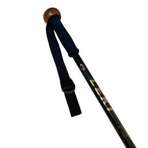 LEKI Premium Trekking Pole Monopod Black Gold Aluminum Walking Stick